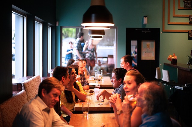 Restaurant People Eating 