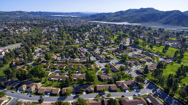 Drone Village Aerial Land House 