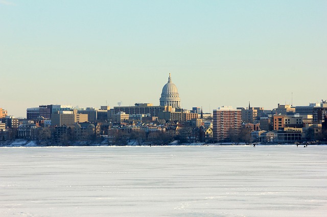 Madison Wisconsin Winter Landscape 