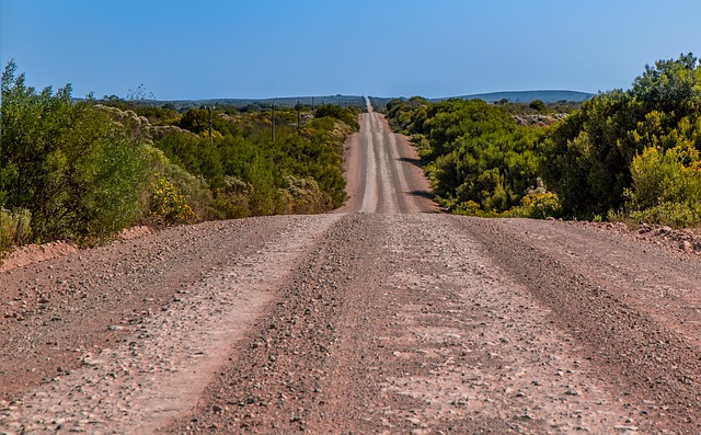 Road Driving Sand Road Travel micro-sabattical