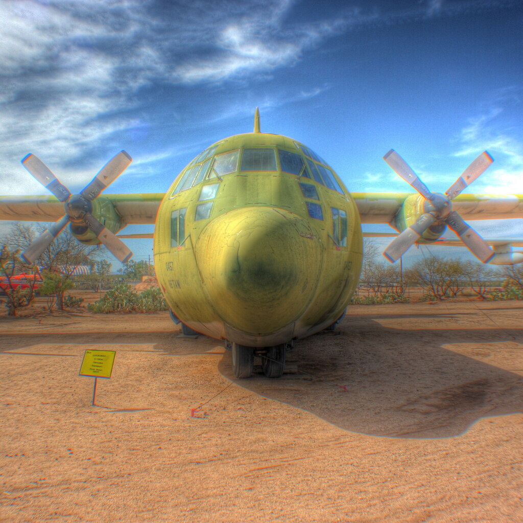 Lockheed 100-A Hercules transport airplane